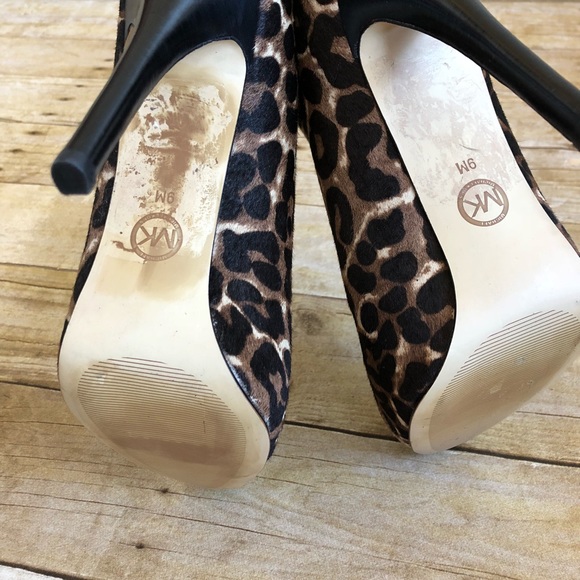 Michael Kors Cheetah Calf Hair Cynthia Booties - Picture 8 of 8